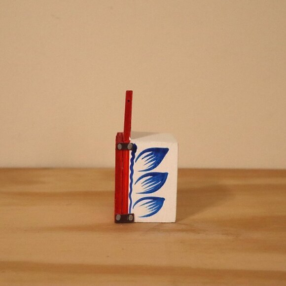 Nativity Scene Miniature Diorama Retablo‎ Wood Box 3" Tall - Picture 8 of 9